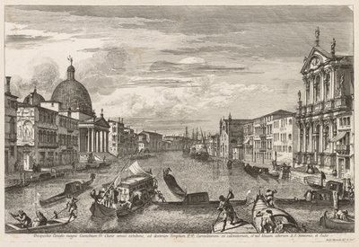 Vistas de Veneza: Santa Chiara de Michele Marieschi