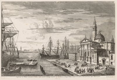 Vistas de Veneza: A Bacia de São Marcos de Michele Marieschi