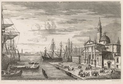 Vistas de Veneza: A Bacia de São Marcos, 1741. de Michele Marieschi