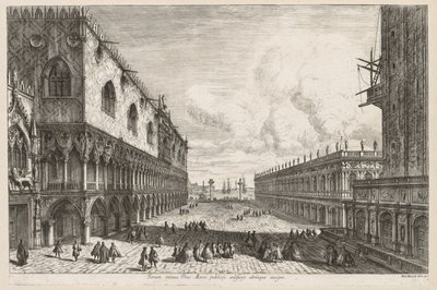 Vistas de Veneza: A Piazzetta de Michele Marieschi