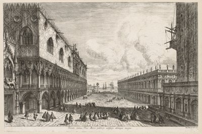 Vistas de Veneza: a Piazzetta, 1741. de Michele Marieschi
