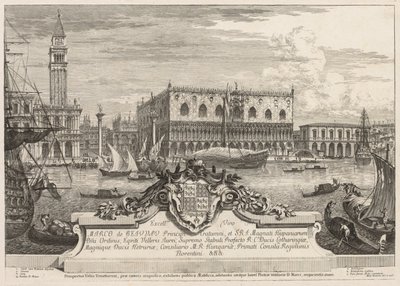 Vistas de Veneza: Piazzetta e Palácio Ducal, 1741. de Michele Marieschi