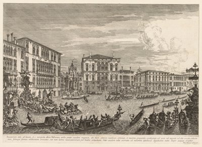 Vistas de Veneza: A Regata, 1741. de Michele Marieschi
