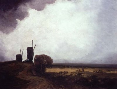 Moinhos de vento (óleo sobre tela) de Michelle