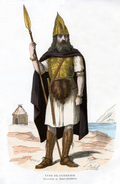 Guerreiro, possivelmente gaulês ou franco, 1882-1884. de Michelz
