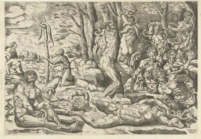 A adoração da serpente de cobre de Michiel Coxie (I) (attributed to)