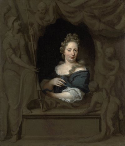 Retrato de Eva Visscher de Michiel van Musscher