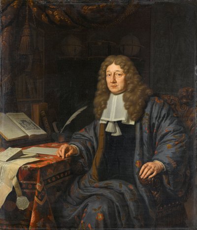 Retrato de John Hudde (1628-1704), prefeito de Amsterdã de Michiel van Musscher