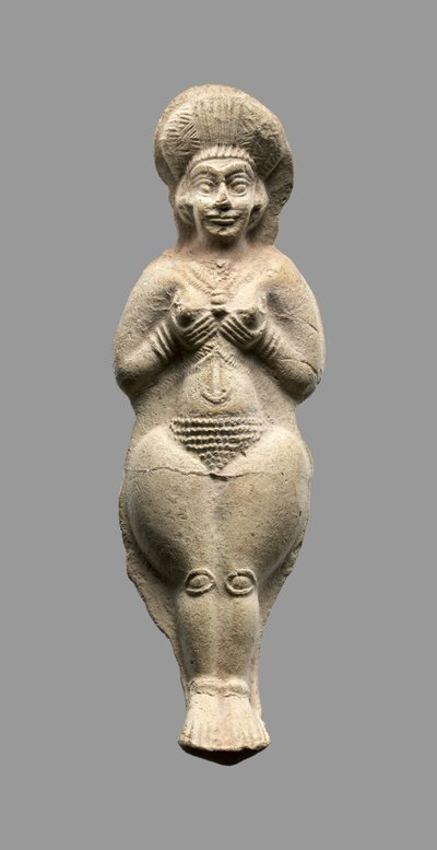 Figura feminina, Elamita Média, c.1500-1100 BC (cerâmica) de Middle Elamite Period