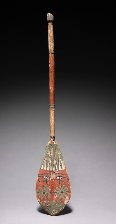 Modelo de remo de direção, 2040-1648 BC de Middle Kingdom Egyptian