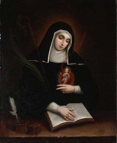 Santa Gertrudes (Santa Gertrudis) de Miguel Cabrera