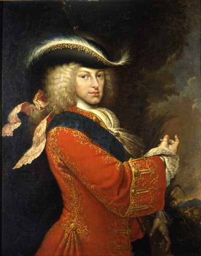 Philip V, rei da Espanha, em traje de caça de Miguel Jacinto Meléndez