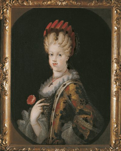 Retrato de Marie Louise Gabrielle de Savoy (1688-1714), Rainha de Espanha de Miguel Jacinto Meléndez