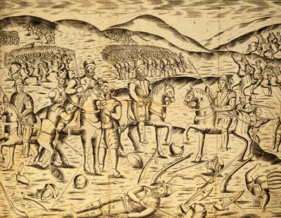 Batalha de Alcácer Quibir ou Ksar El-Kebir, contra os portugueses, 4 de agosto de Miguel Leitão de Andrada