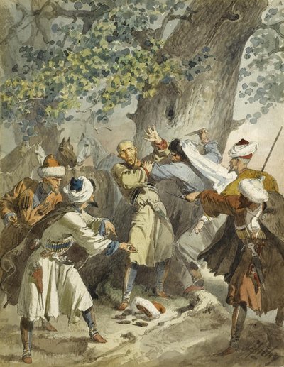 Espere! Das cenas da série do Cáucaso de Mihaly von Zichy