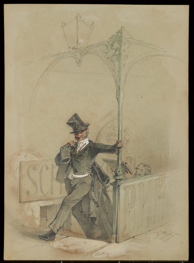 O Reveler distraído, de Mihaly von Zichy