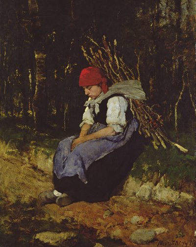 O Colector de Galhos de Mihály Munkácsy