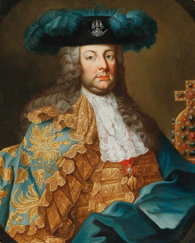 Retrato do imperador Francisco I da Áustria 1708-1765. de Mijtens