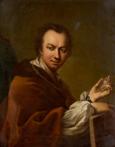 Auto-retrato, 1731-1734. de Mijtens
