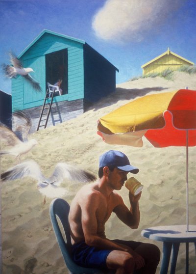 Dia junto às barracas de praia de Mike Briscoe