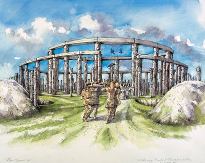 Woodhenge, século 25 aC, c1990-2010 de Mike Seaforth