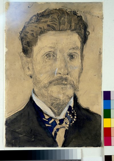 Autoportrait - Oeuvre de Mikhail Alexandrovich Vrubel (Vroubel) (1856-1910) de Mikhail Aleksandrovich Vrubel