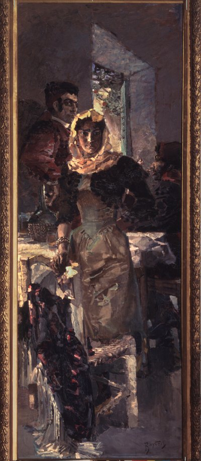 Espanha (Espanha) - Pintura de Mikhail Alexandrovich Vrubel (Vrubel) (1856-1910), óleo sobre tela de Mikhail Aleksandrovich Vrubel