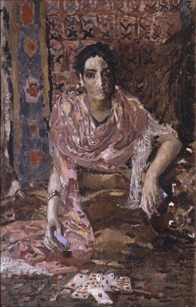 Contador de fortunas, 1895 de Mikhail Aleksandrovich Vrubel
