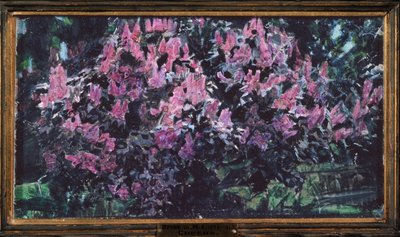 Lilás (Lilás) - Pintura de Mikhail Alexandrovich Vrubel (Vrubel) (1856-1910), óleo sobre madeira, arte russa do século 19-20, modernismo - Galeria Estadual Tretyakov, Moscovo de Mikhail Aleksandrovich Vrubel