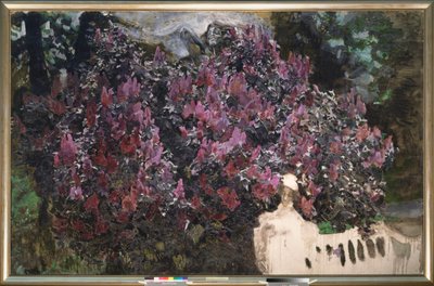 Lilás (Lilacs) - Pintura de Mikhail Alexandrovich Vrubel (Vrubel) (1856-1910), óleo sobre tela de Mikhail Aleksandrovich Vrubel