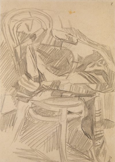 Manta na cadeira, 1904 de Mikhail Aleksandrovich Vrubel