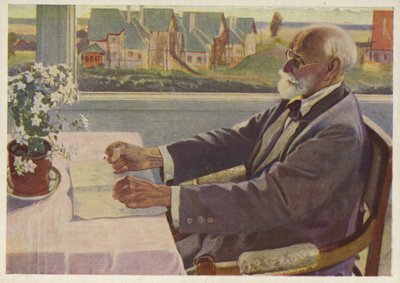 Ivan Pavlov, fisiologista russo de Mikhail Vasilievich Nesterov