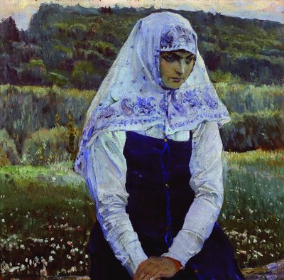 A noiva de Cristo de Mikhail Vasilievich Nesterov