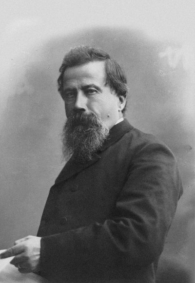 Retrato do Compositor Amilcare Ponchielli 1834-1886. de Milano . Guigoni and Bossi