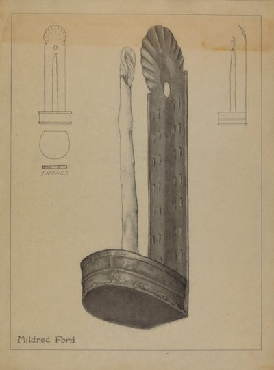 Candelabro de vela de Mildred Ford