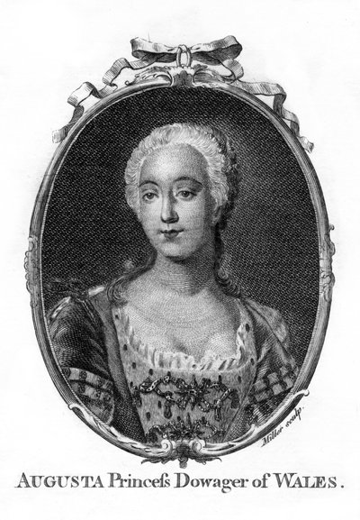 Augusta, princesa de Gales, 1719-1772. de Miller