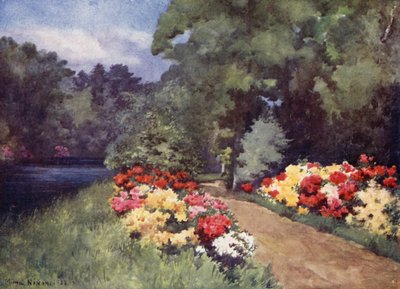 Azáleas, Het Loo (cor litho) de Mima Nixon