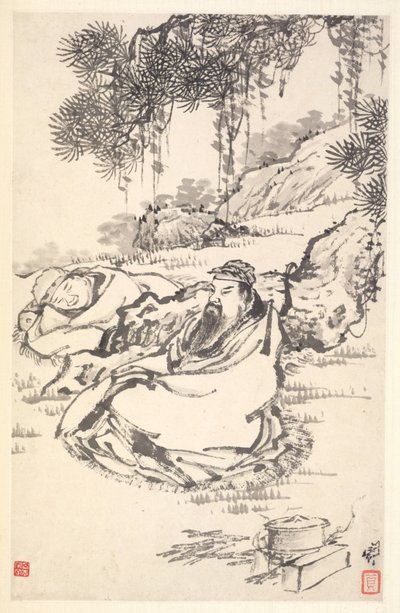 Lu Tong e Servo, 1788. de Min Zhen