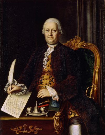 Retrato de Sava Yakovlevich Yakovlev 1713-1784, 1767 de Mina Lukich Kolokolnikov