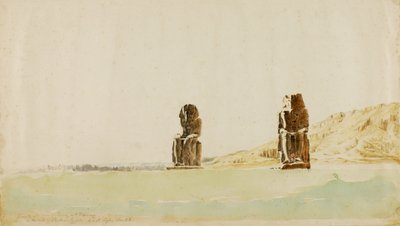 Estátuas em Memnon, Tebas de Miner Kilbourne Kellogg