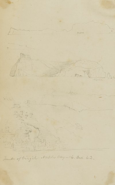 Túmulo de Virgílio, Baía de Nápoles de Miner Kilbourne Kellogg