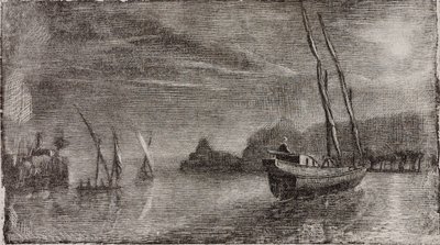 Sem título (Barcos no porto) de Miner Kilbourne Kellogg