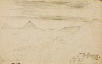 Vista das traseiras da casa de Petrarca de Miner Kilbourne Kellogg
