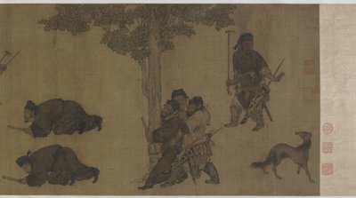 Admoestando em Correntes de Ming Dynasty Chinese School