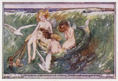 O Homem Abandonado. Matthew Arnold (cor litho) de Minnie Didbin Spooner