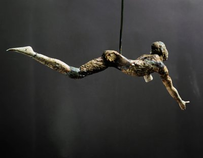 Acrobat (também chamado The bull leaper), estatueta de marfim, 1700-1400 a.C. de Minoan
