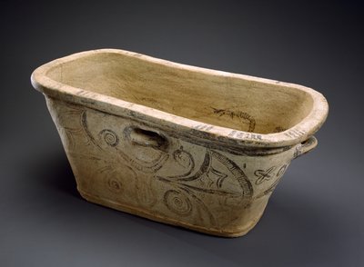 Larnax (banheira e caixão) ou "caixa de cinzas" de Minoan