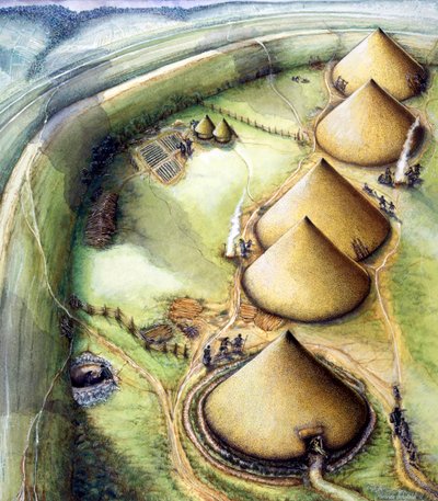 Castelo da Donzela século 5 aC, c1990-2010 de Miranda Schofield