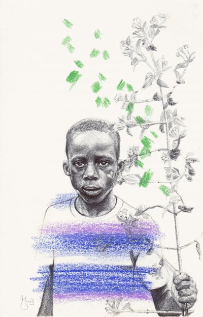 A planta colorida da criança de Mirjam Schrei