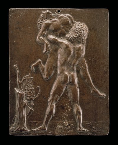 Hércules e Anteu de Moderno